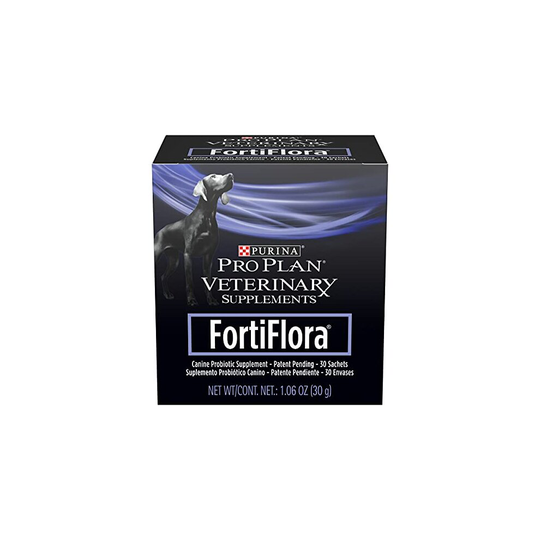 PURINA Pro Plan Veterinary Diets Probiotics Dog Supplement, Fortiflora Canine Nutritional Supplement - 30 ct. Boxes