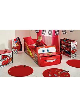 Disney Cars Lightning Mcqueen Kids Toddler Bed With Storage
