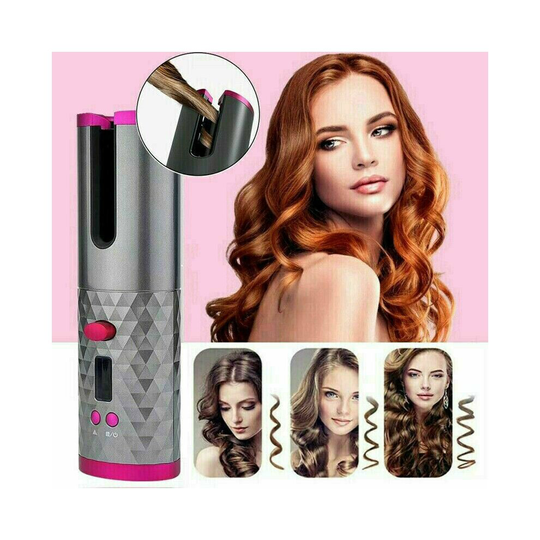 USB Auto Hair Curlers Auto Rotating Wireless Ceramic Curling Iron Wand