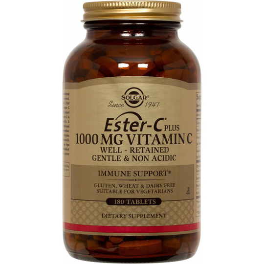 Solgar Ester-c Plus 1000 Mg Vitamin C Tablets, 180