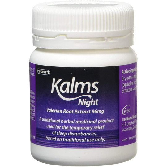 Kalms Night, 50 Tablets - Traditional Herbal Medicinal Product Used For The Temporary Relief Of Sleep Disturbances