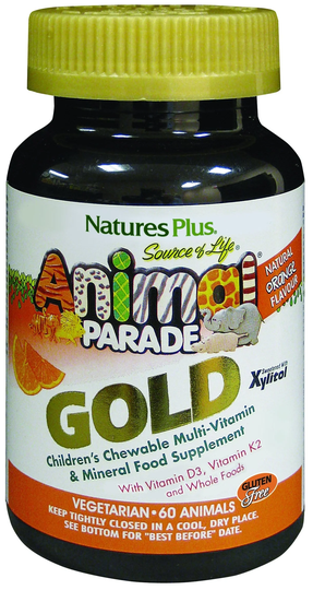 Nature's Plus Animal Parade Gold, Orange, 60 Chewables
