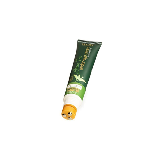 WOW Skin Science Green Tea Under Eye Cream with Rollers for Dark circles | Puffy Eyes - 20 ml