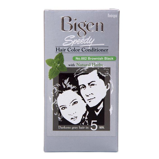 Bigen Speedy Hair Color Conditioner Brownish Black 882