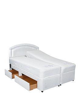 Mibed Fraiser Electrically Adjustable Divan Beds (2 X Linked Beds) With 800 Pocket Memory Mattresses