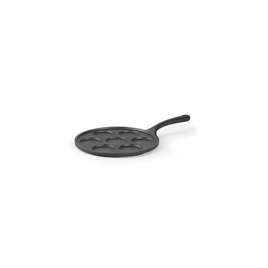 COMMERCIAL CHEF Cast Iron Pancake Pan, Silver Dollar Pancake Griddle, Easy to Clean & Heats Evenly, Makes 7 Mini Silver Dollar Pancakes