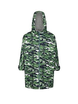Junior Waterproof Changing Robe - Camo