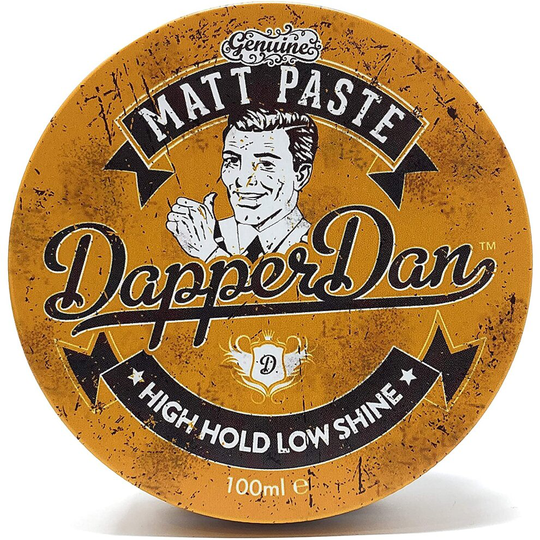Dapper Dan Matt Styling Paste 1 x 100ml- Strong But Flexible Hold, Low Shine, Versatile Matt Styler, Mens Styling Products