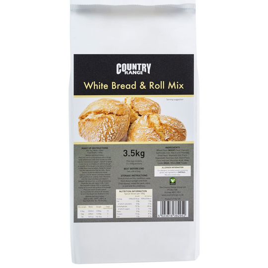 Country Range White Bread Roll Mix - 1x3.5kg
