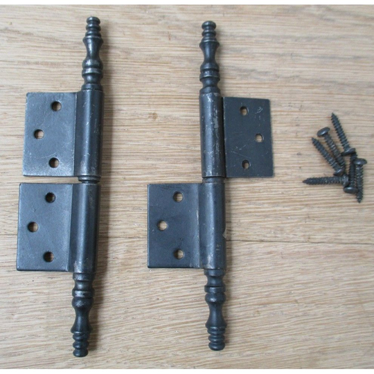 Pair Of Lift Off Finial Cabinet Hinges