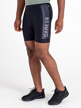 Dare 2b Mens Ecliptic II Gel Cycling Short - Black, Black, Size S, Men