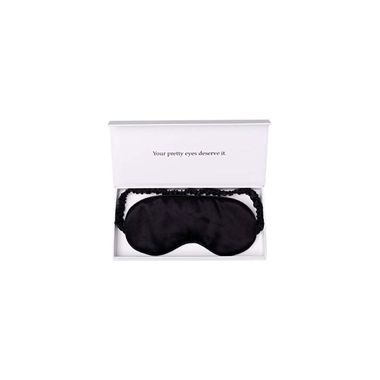 Yanser Silk Eye Mask for Sleep - Silk Sleep Mask - Mulberry Eye Cover - Anti Aging, Skin Care, Ultra Soft, Light, Comfy - Travel Bag and Gif
