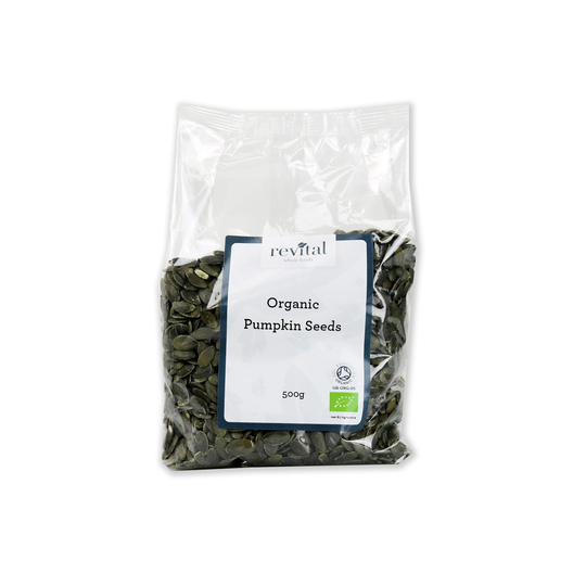 Revital Whole Foods Organic Pumpkin Seeds, 500gr