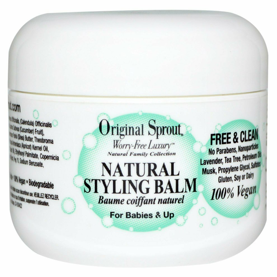 Original Sprout Styling Balm 100% Organic Natural Hair Balm 2oz