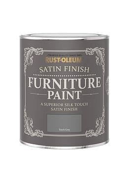 Rust-Oleum Satin Finish Washable Furniture Paint In Torch Grey &Ndash; 750 Ml Tin