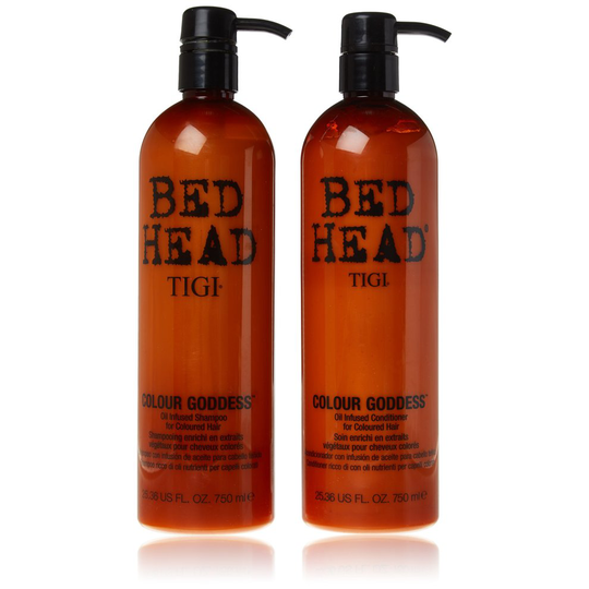 Tigi Bed Head Colour Shampoo and Conditioner Goddess System Tween Set 750 ml