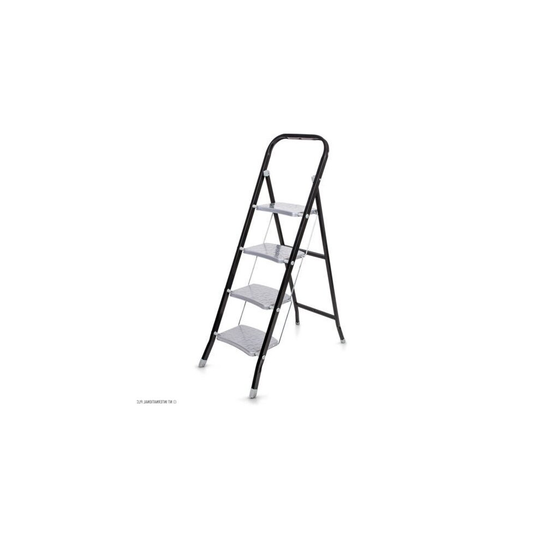 4 Step Heavy Duty Foldable Non Slip Metal Tread Portable Ladder