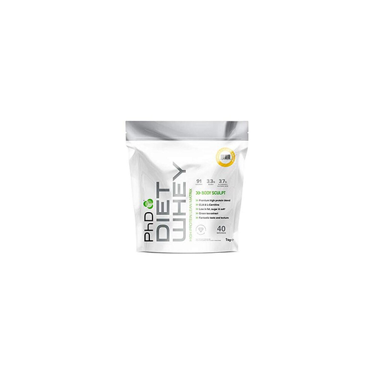 PhD Nutrition Diet Whey Protein Powder, 1 kg, Vanilla Cream