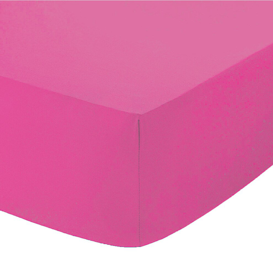 (Fuscia, Single) Extra Deep 16" (40cm) Fitted Bed Sheets