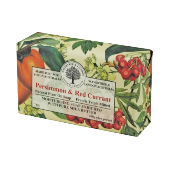 Wavertree & London Persimmon & Red Currant luxury soap (1 bar)