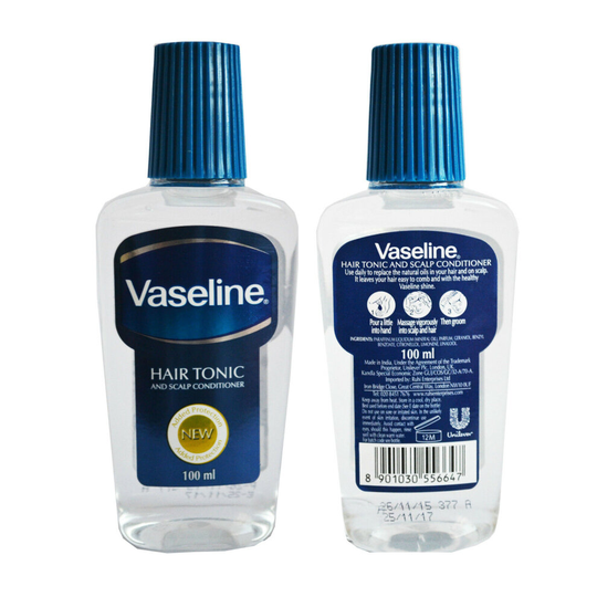 2X Vaseline Hair Tonic And Scalp Conditioner Added Protection100Ml