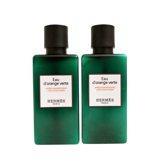 Hermes Eau D'Orange Verte Conditioner Travel Set of 2 x 1.35 OZ