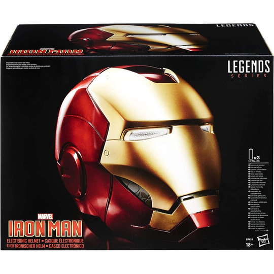 Hasbro Marvel Legends Series Iron Man Iron Man Electronic Helmet Toys