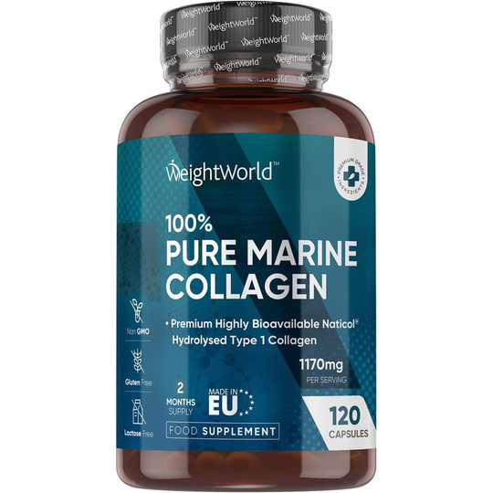 Pure Marine Collagen Capsules 1170mg High Strength Collagen Supplement