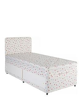Airsprung Kids Storage Divan And Headboard Set - Star Print