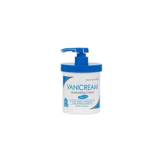 Vanicream Moisturizing Skin Cream with Pump Dispenser - 16 fl oz (1 lb) - Moisturizer Formulated Without Common Irritants for Those with Sensitiv