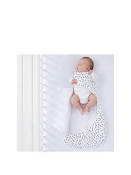 Snuz Snuzpouch Sleeping Bag, 1 Tog - Mono Spot, 0-6 Months