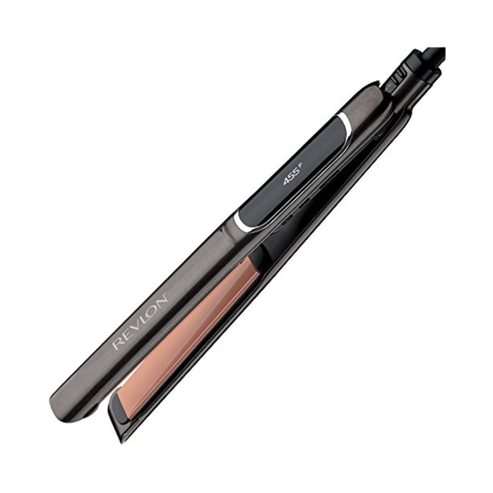 REVLON Salon Straightener Copper + Ceramic Flat Iron, 1" XL
