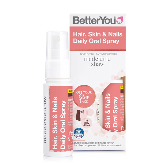 BetterYou Hair, Skin & Nails Oral Spray, 25ml