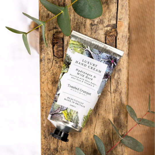 Hand Cream 75ml Hand Moisturiser With Shea Butter Hydrangea & Wild Herb