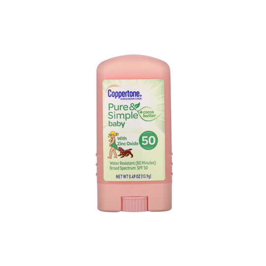 Coppertone, Baby Sunscreen Stick, SPF 50, Cocoa Butter, 13.9g