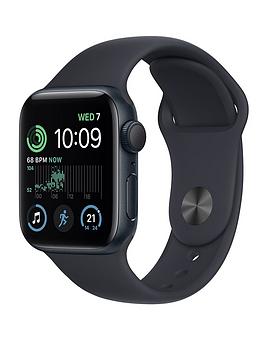 Apple Watch Se (Gps, 2022), 40Mm Midnight Aluminium Case With Midnight Sport Band