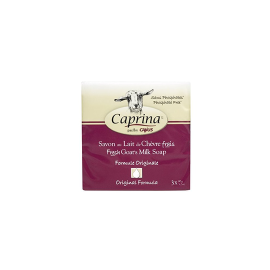 Caprina Canus Original Formula Fresh Goat's Milk Soap, 6 bars 3.2 oz each