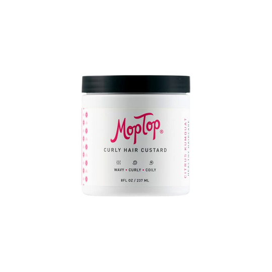 MopTop Curly Hair Custard Gel for Fine, Thick, Wavy, Curly & Kinky-Coily Natural hair, Anti Frizz Curl Moistur