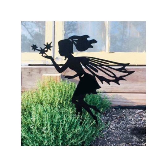 (D) Fairy Garden Metal Iron Crafts Pendant Pendant