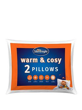 Silentnight Warm &Amp; Cosy Pillow - 2 Pack - White
