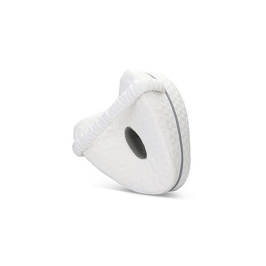 Tyyny Memory Foam Wedge Knee Pillow with extra washable cover for side sleeping. Orthopaedic design relieves leg, knee, back, joint and preg