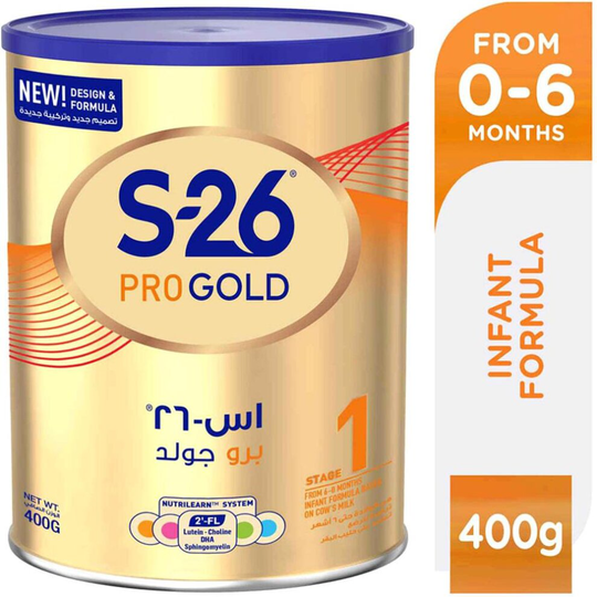 Nestle S-26 Pro Gold Stage 1 Cow Milk 400g