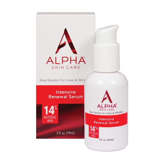 Alpha Skin Care Intensive Renewal Serum | Anti-Aging Formula 2 Oz