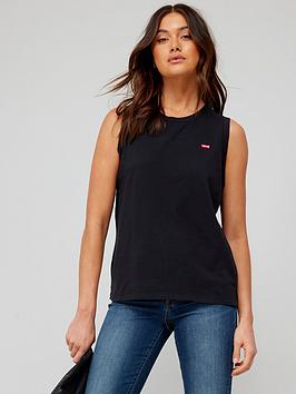 Levi's Dara Tank Top - Black, Black, Size Xxs, Women