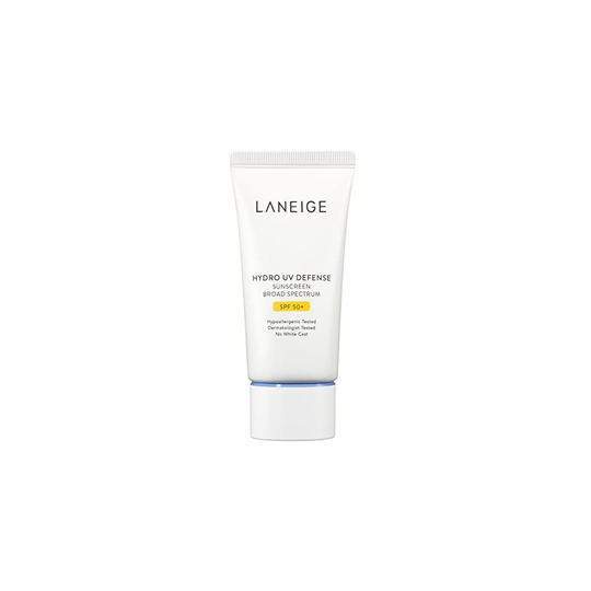 LANEIGE Hydro UV Defense SPF 50+: Lightweight, Daily, Non-Greasy, Sunscreen for UVA & UVB Protection, 1.6 fl. oz.