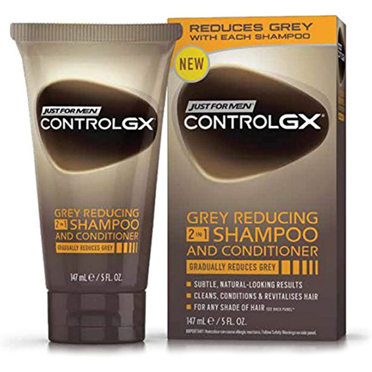 Just For Men Control GX Grey Reducing 2in1 Shampoo and Conditioner For Grey Hair