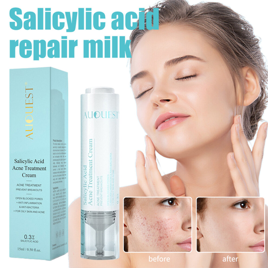 Salicylic Acid Solution Hydrating Shrink Pore Acne Exfoliating Smooth Skin Repair Essence Moisturizing Face Serum 30ml