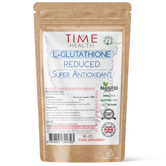 L-Glutathione Reduced - Super Antioxidant - 320mg per Capsule