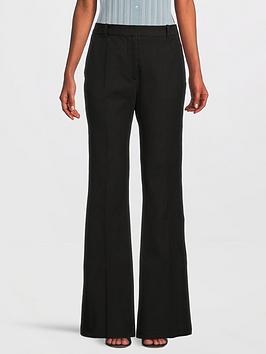 Joseph Gabardine Stretch Tafira Trousers - Black