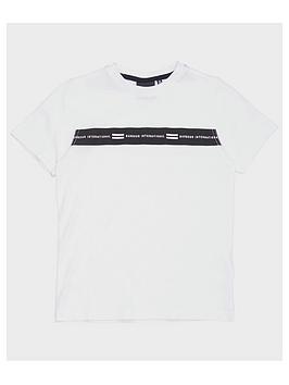 Barbour International Boys Wallis T-shirt - White, White, Size 6-7 Years